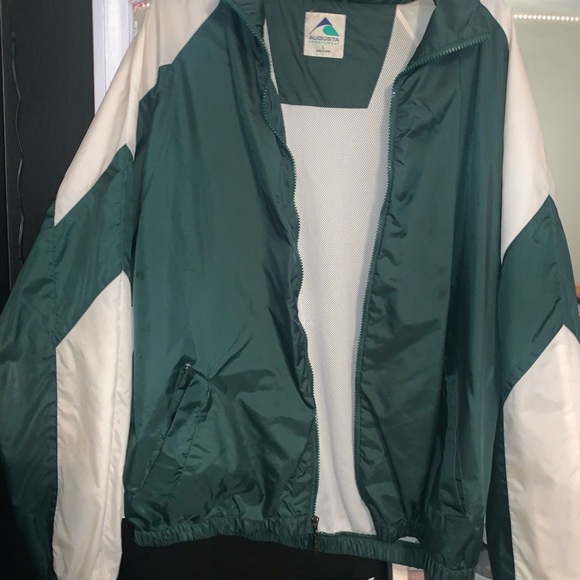 Augusta Sportswear Jackets & Blazers - A vintage green windbreaker